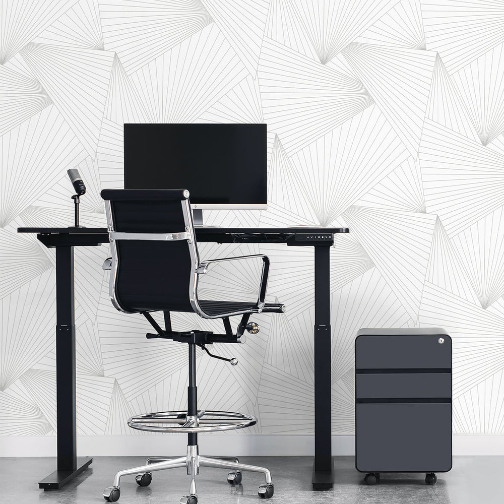 
                  
                    NW41318 ray geo geometric peel and stick removable wallpaper office from NextWall
                  
                