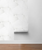 NW41318 ray geo geometric peel and stick removable wallpaper roll from NextWall
