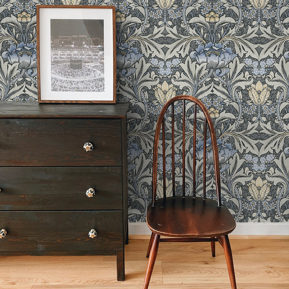 
                  
                    NW41500 Acanthus floral botanical peel and stick wallpaper decor from NextWall
                  
                