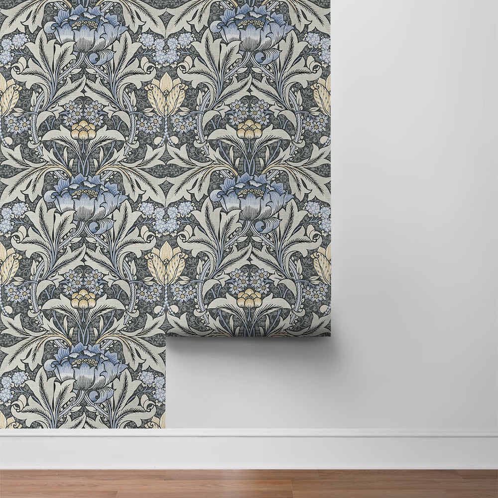 
                  
                    NW41500 Acanthus floral botanical peel and stick wallpaper roll from NextWall
                  
                