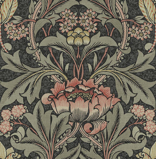 Peel and stick wallpaper NW41501 Acanthus Floral from NextWall