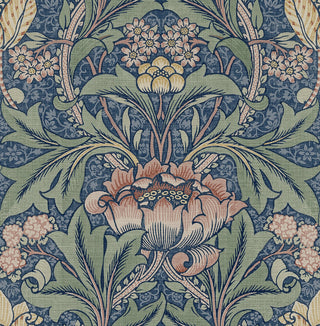NW41502 Acanthus floral botanical peel and stick wallpaper from NextWall