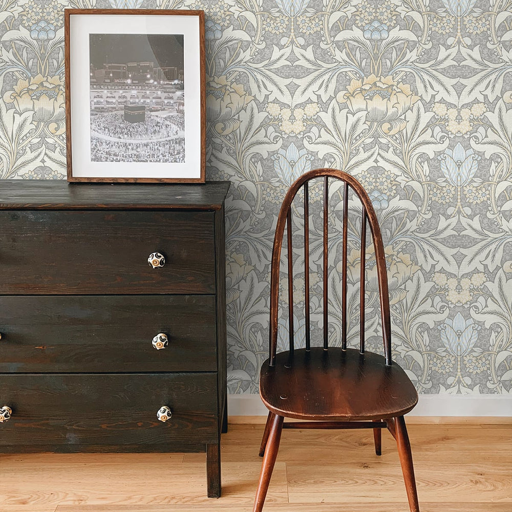 
                  
                    NW41508 Acanthus floral botanical peel and stick wallpaper decor from NextWall
                  
                