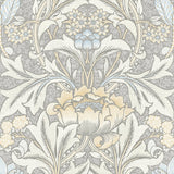 NW41508 Acanthus floral botanical peel and stick wallpaper from NextWall