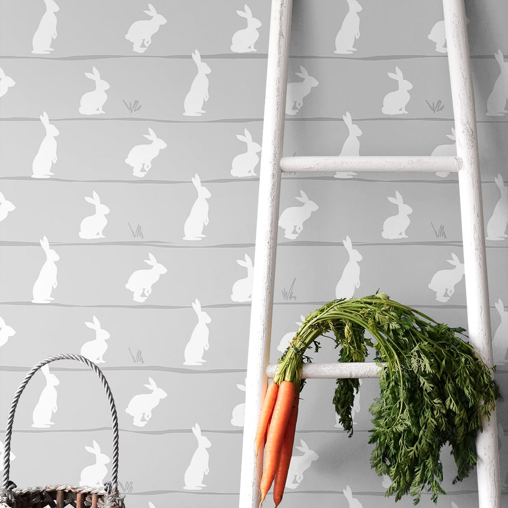 
                  
                    NW41708 bunny trail kids peel and stick wallpaper decor from NextWall
                  
                