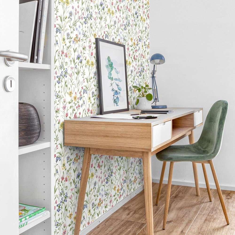 
                  
                    NW41901 wildflowers floral peel and stick removable wallpaper office from NextWall
                  
                