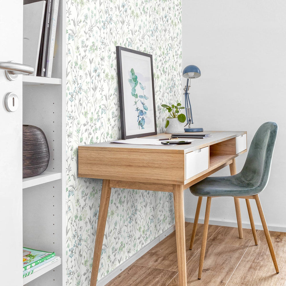 
                  
                    NW41924 wildflowers floral peel and stick removable wallpaper office from NextWall
                  
                
