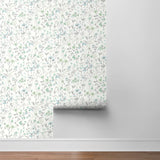 NW41924 wildflowers floral peel and stick removable wallpaper roll from NextWall