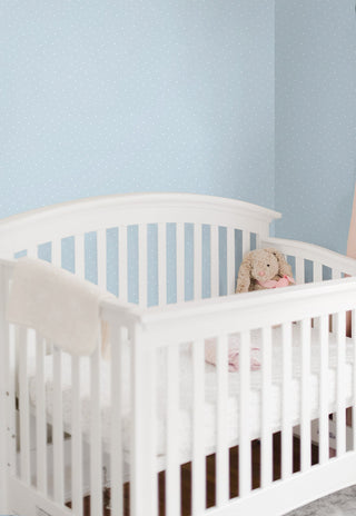 NW42102 polka dot peel and stick wallpaper nursery from NextWall