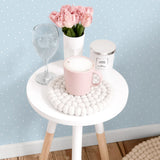 NW42102 polka dot peel and stick wallpaper table from NextWall