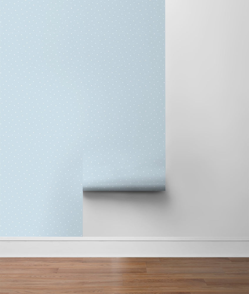 NW42102 polka dot peel and stick wallpaper roll from NextWall