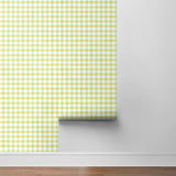 NW42304 watercolor plaid peel and stick wallpaper roll from NextWall