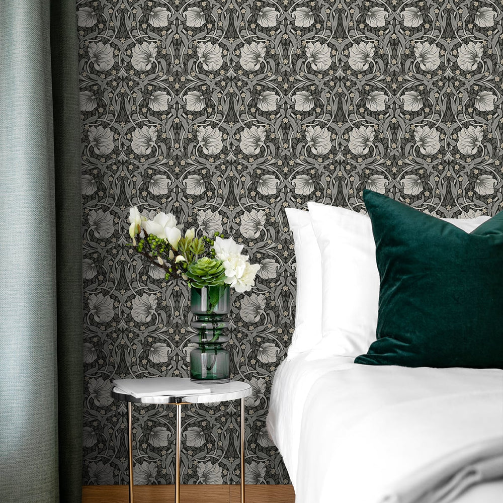 
                  
                    NW42400 Primrose floral William Morris peel and stick removable wallpaper bedroom from NextWall
                  
                