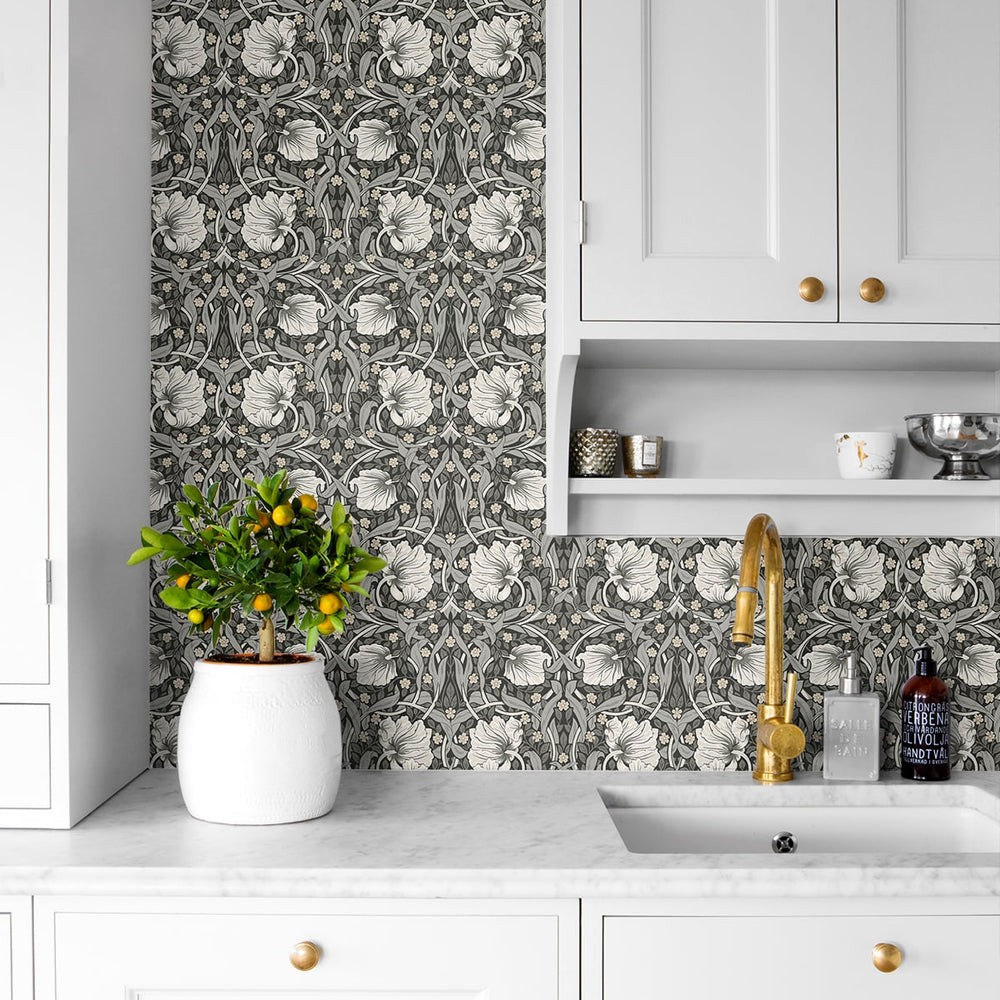 
                  
                    NW42400 Primrose floral William Morris peel and stick removable wallpaper bar from NextWall
                  
                