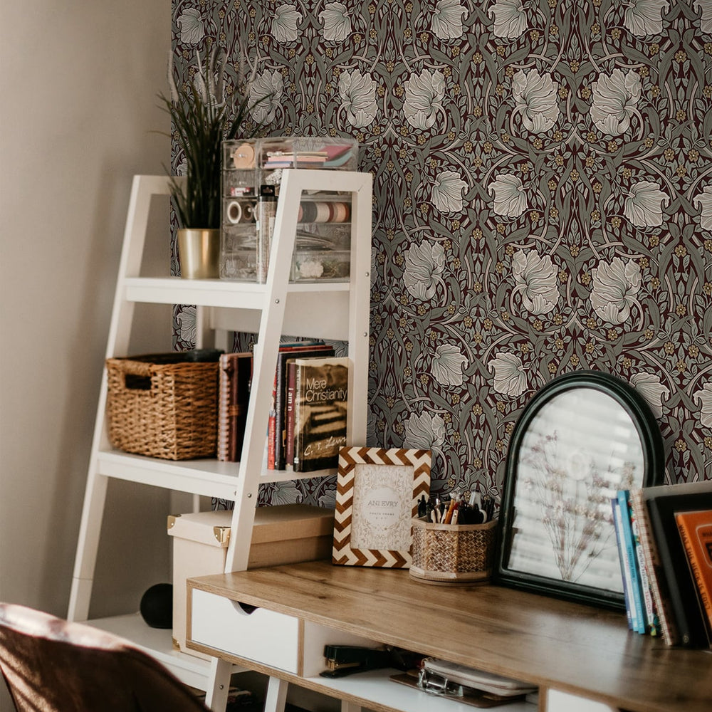 
                  
                    Vintage floral peel and stick wallpaper decor NW42401 from NextWall
                  
                