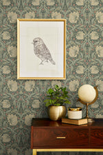 NW42406 Primrose floral William Morris peel and stick removable wallpaper decor from NextWall