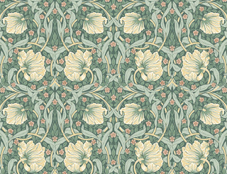 NW42406 Primrose floral William Morris peel and stick removable wallpaper from NextWall