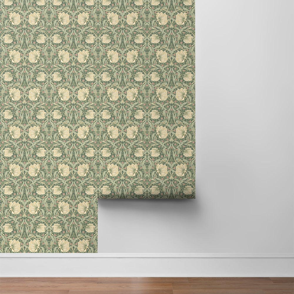 
                  
                    NW42406 Primrose floral William Morris peel and stick removable wallpaper roll from NextWall
                  
                