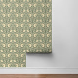 NW42406 Primrose floral William Morris peel and stick removable wallpaper roll from NextWall