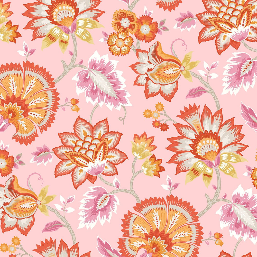 
                  
                    Jacobean floral peel and stick wallpaper NW42706 from NextWall
                  
                
