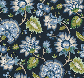 Jacobean floral peel and stick wallpaper NW42712 from NextWall