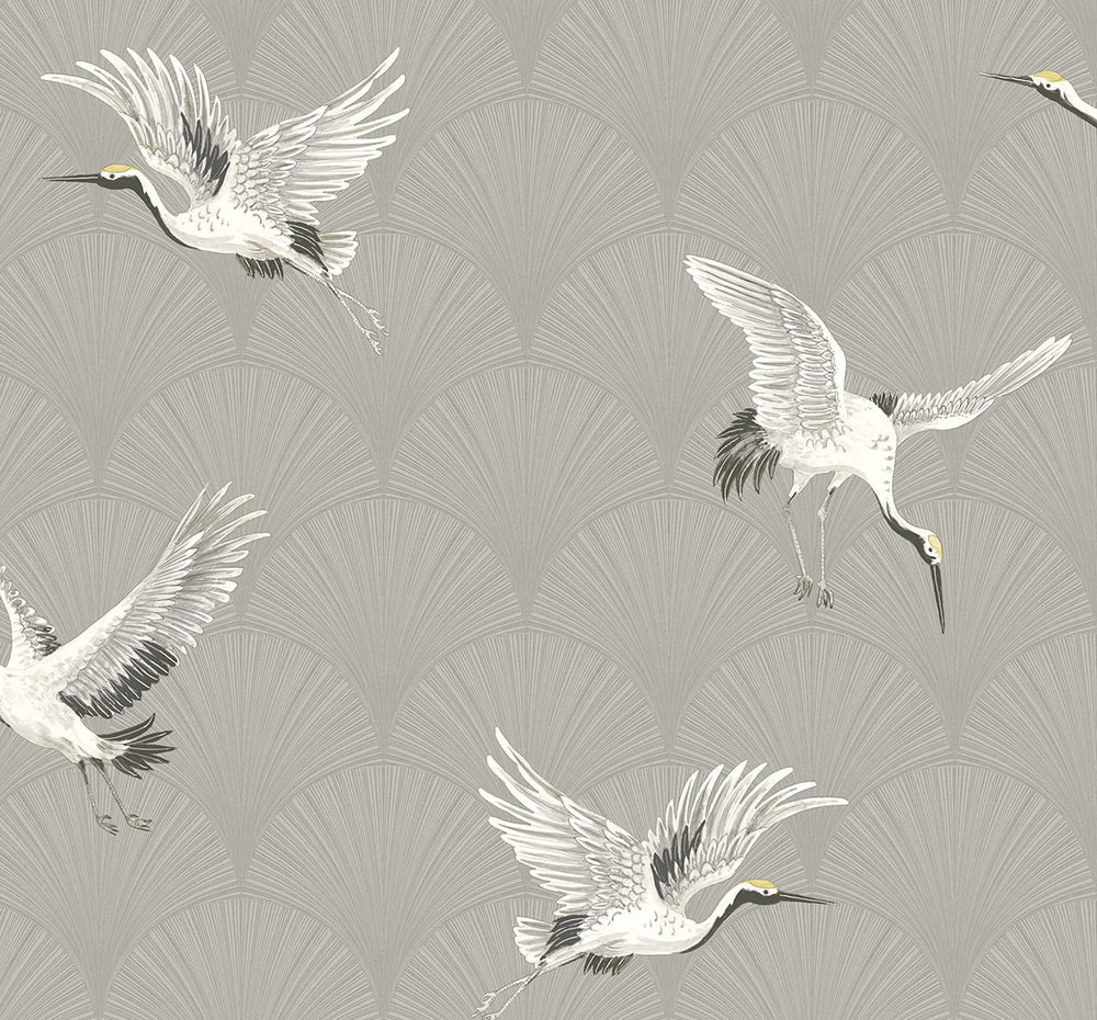 Crane peel and stick wallpaper NW42808 from NextWall