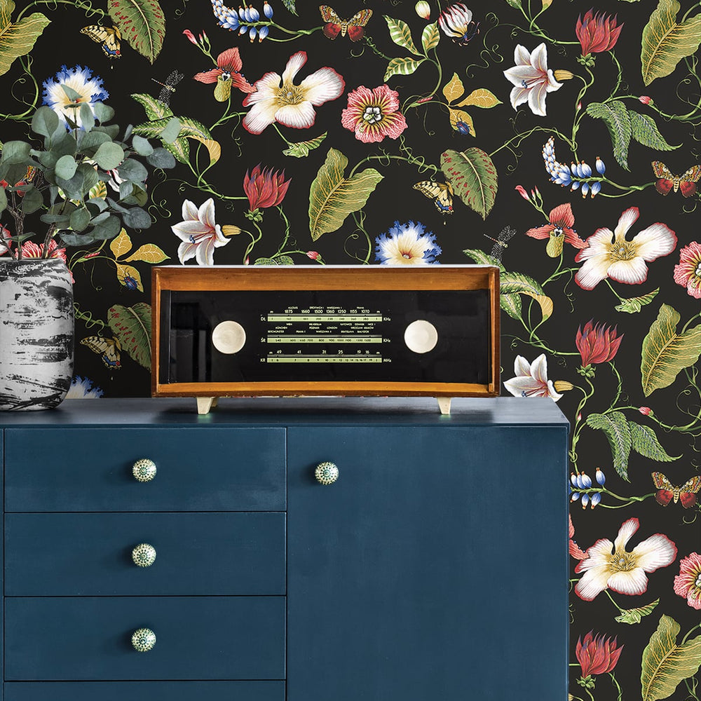 
                  
                    NW43000 summer garden floral peel and stick wallpaper decor from NextWall
                  
                