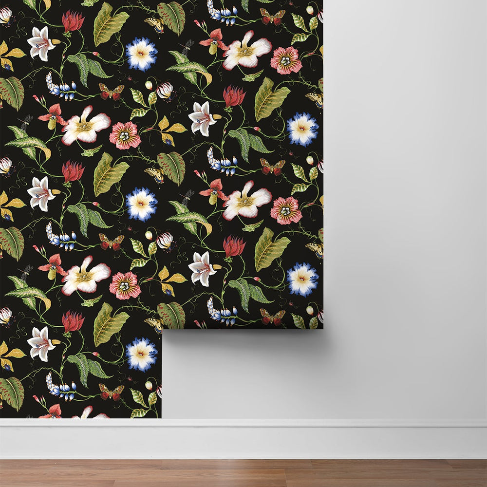 
                  
                    NW43000 summer garden floral peel and stick wallpaper roll from NextWall
                  
                