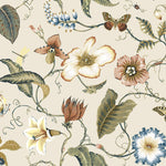 Summer Garden Floral Peel and Stick Removable Wallpaper