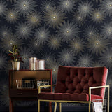 Mid century peel and stick wallpaper accent NW43102 from NextWall 