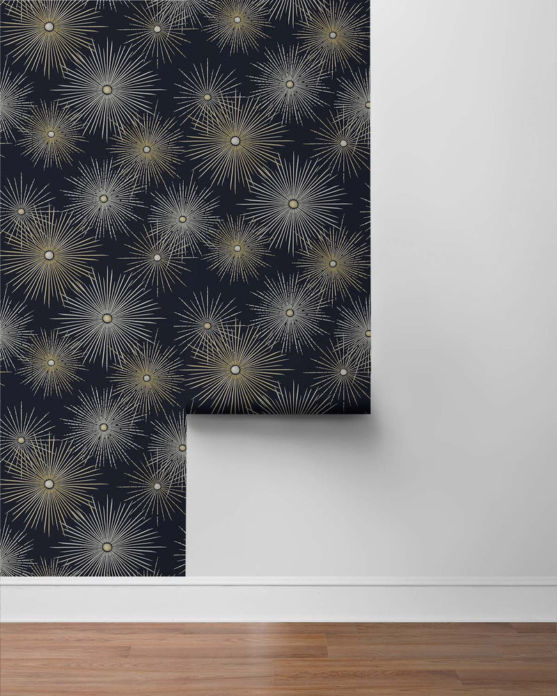 Mid century peel and stick wallpaper roll NW43102 from NextWall 