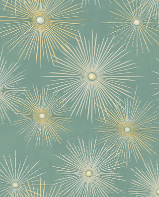 NW43104 Silverdale Starburst retro peel and stick removable wallpaper from Say Decor