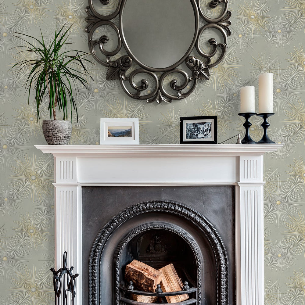 
                  
                    NW43105 Silverdale Starburst retro peel and stick removable wallpaper living room from Say Decor
                  
                