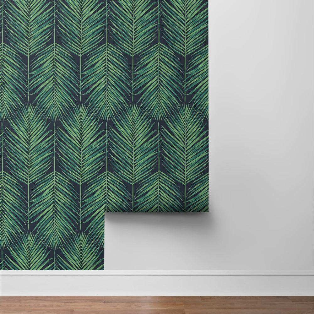 
                  
                    NW43204 tropic palm peel and stick wallpaper roll from NextWall
                  
                