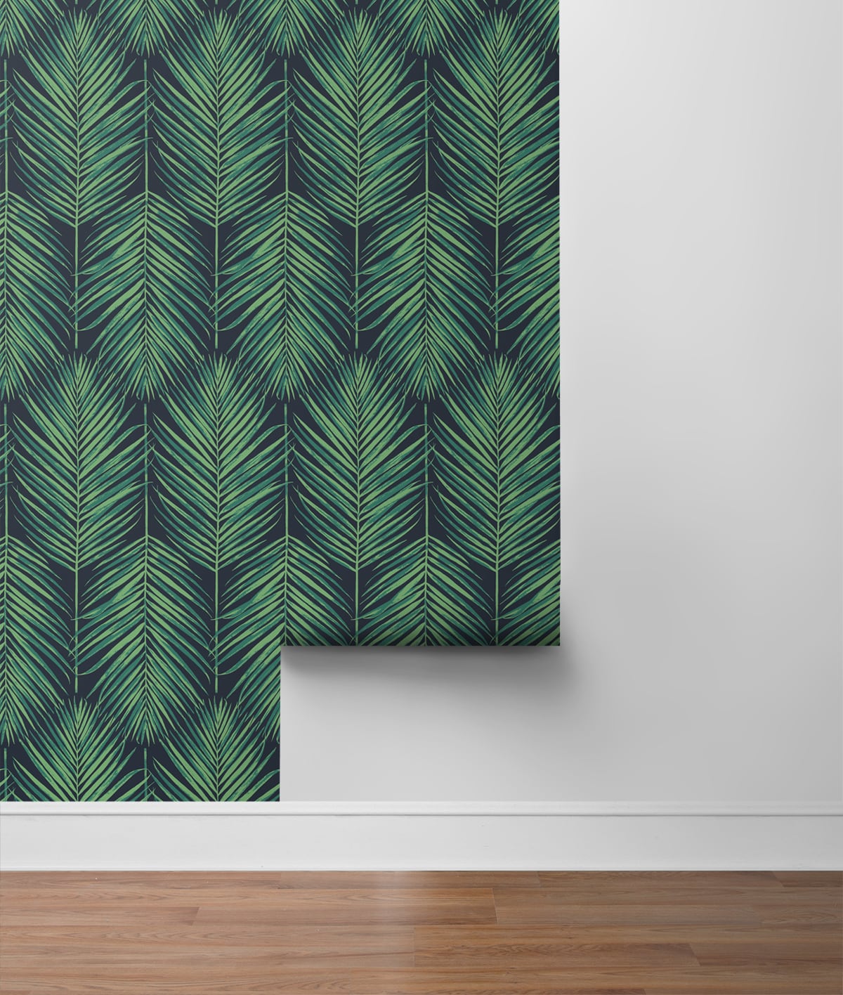 Forest Green Swirl Warp Lines Wrapping Paper by thespacehouse
