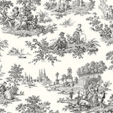 NW43300 Chateau toile peel and stick wallpaper from NextWall