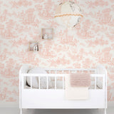 NW43301 Chateau toile peel and stick wallpaper nursery from NextWall