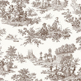NW43307 Chateau toile peel and stick wallpaper from NextWall