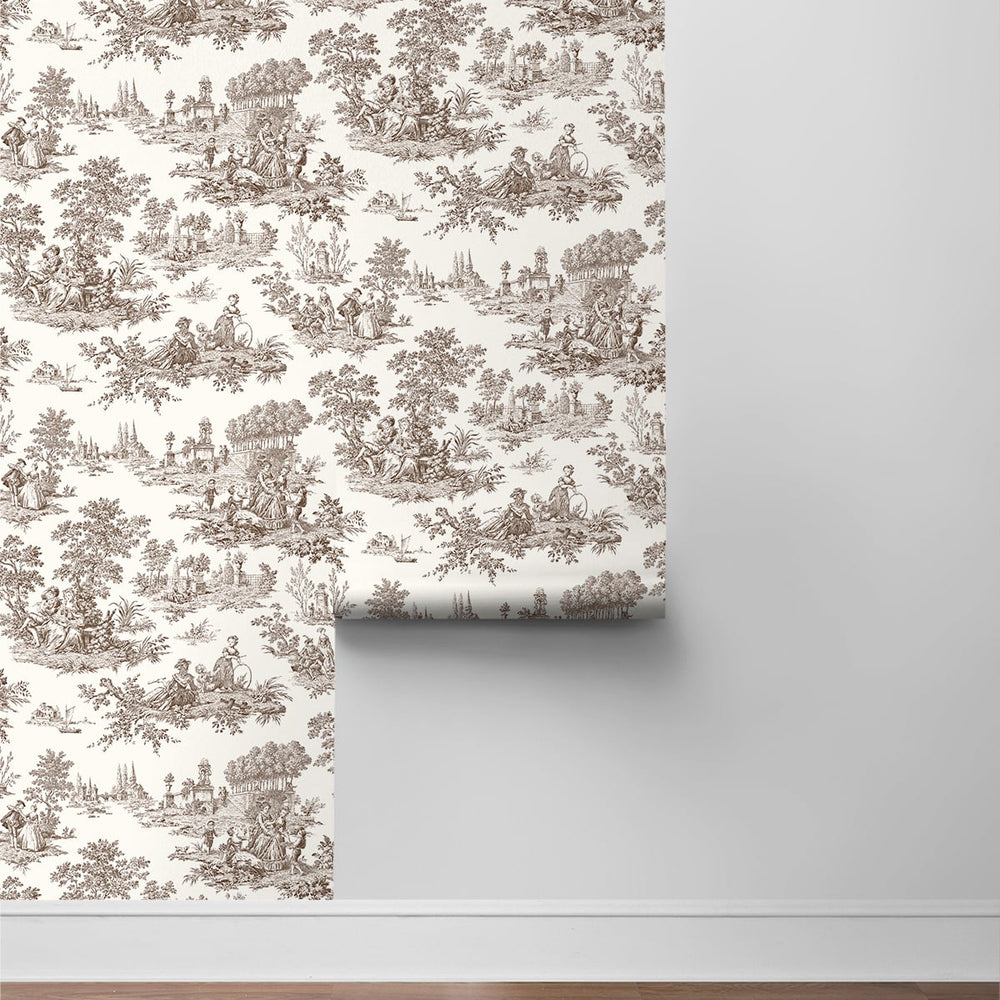 
                  
                    NW43307 Chateau toile peel and stick wallpaper roll from NextWall
                  
                