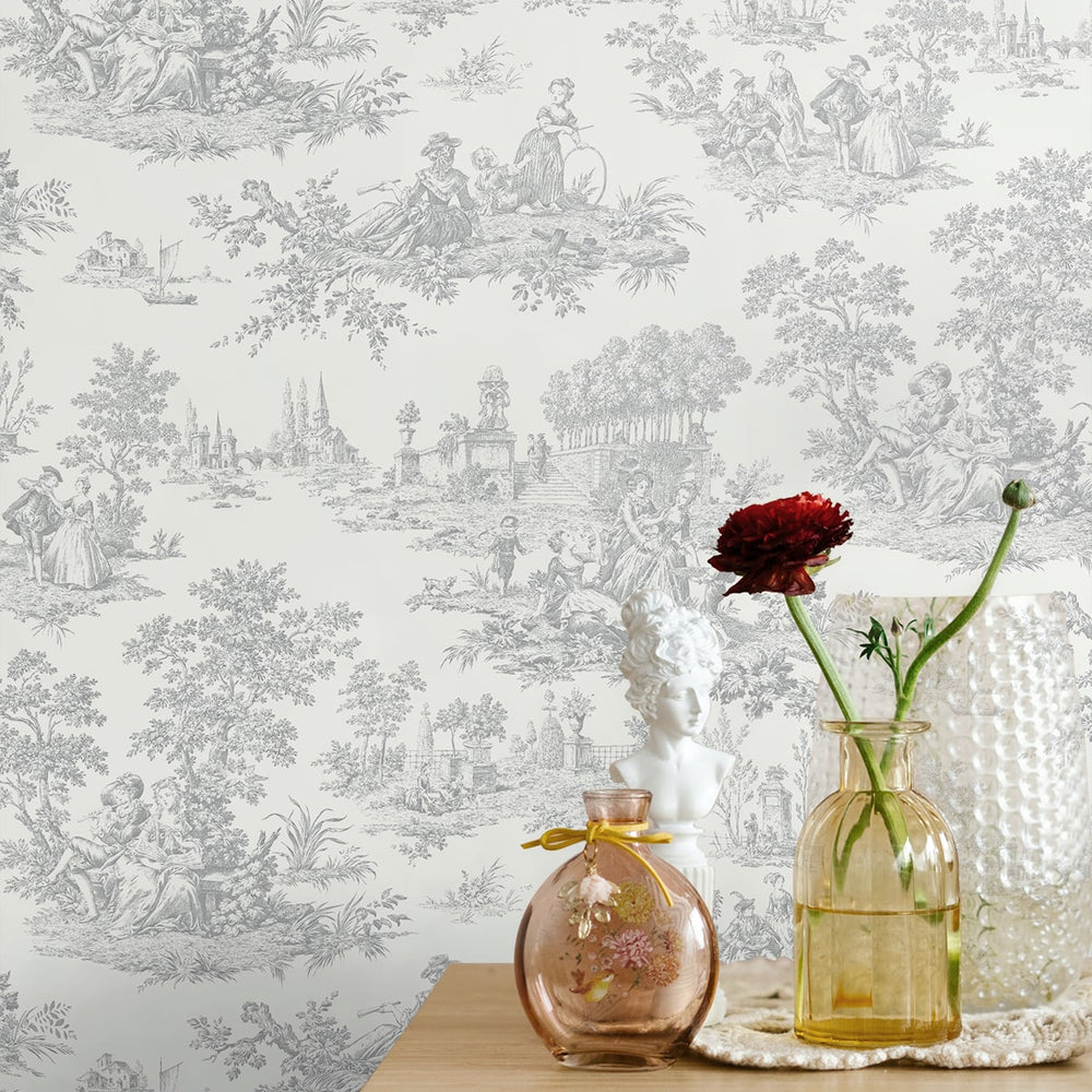 
                  
                    NW43308 toile peel and stick wallpaper decor from NextWall
                  
                