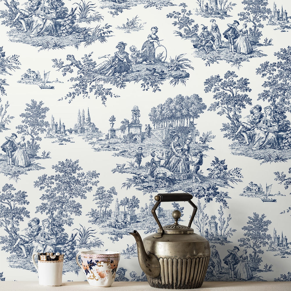 
                  
                    NW43312 toile peel and stick wallpaper decor from NextWall
                  
                
