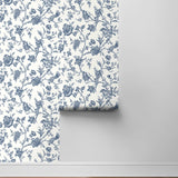 Chinoiserie peel and stick wallpaper roll NW43402 self adhesive from NextWall