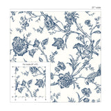 Chinoiserie peel and stick wallpaper scale NW43402 self adhesive from NextWall