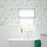 Chinoiserie peel and stick wallpaper bathroom NW43404 self adhesive from NextWall