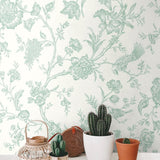Chinoiserie peel and stick wallpaper decor NW43404 self adhesive from NextWall