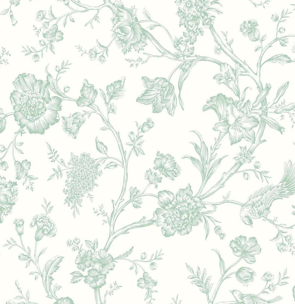 Chinoiserie peel and stick wallpaper NW43404 self adhesive from NextWall