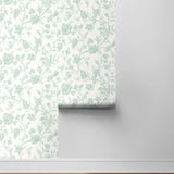 Chinoiserie peel and stick wallpaper roll NW43404 self adhesive from NextWall