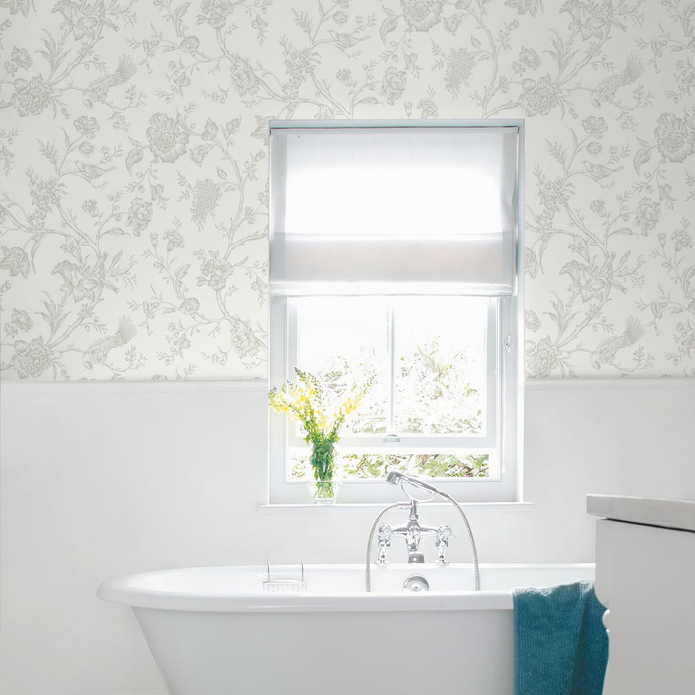 
                  
                    Chinoiserie peel and stick wallpaper bathroom NW43405 self adhesive from NextWall
                  
                