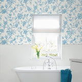 Chinoiserie peel and stick wallpaper bathroom NW43412 self adhesive from NextWall