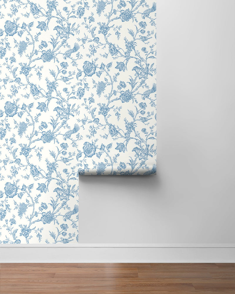 Chinoiserie peel and stick wallpaper roll NW43412 self adhesive from NextWall